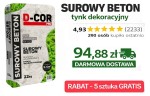 BETON architektoniczny SUROWY BETON BA-001 TYNK dekoracyjny 