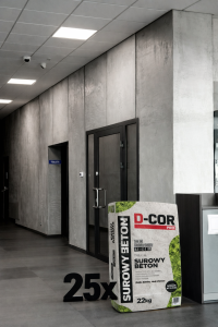 Beton architektoniczny tynk dekoracyjny 140-150 m² 25x worek 22 kg 