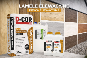 LAMELE Elewacyjne DESKA elewacyjna zestaw  9-10 m2