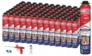 x100szt.  Pianka PUR natryskowa POLYNOR PRO ocieplenie poddasza garażu GRATIS (1)